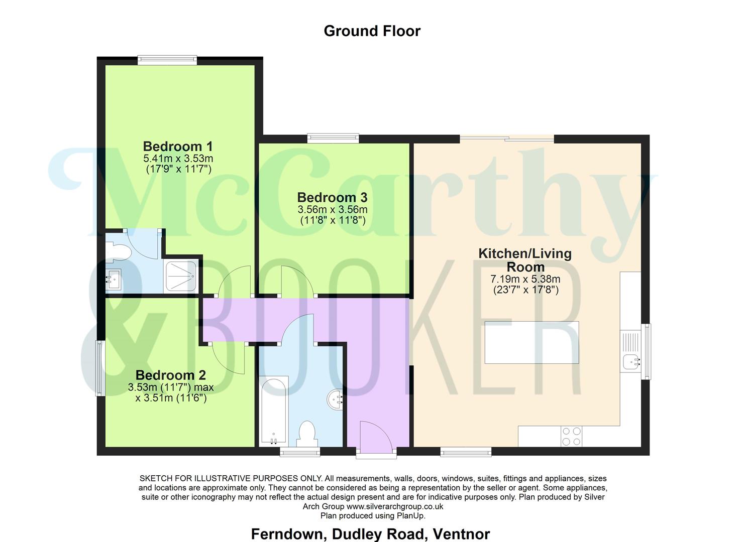 Grove Road, Ventnor floorplan